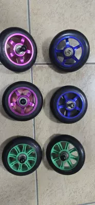 Колесо на трюковый самокат алюминий/пластик пром.