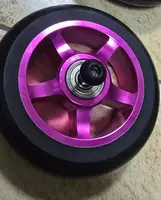 Колесо на трюковый самокат алюминий/пластик пром. velo-zapchasti