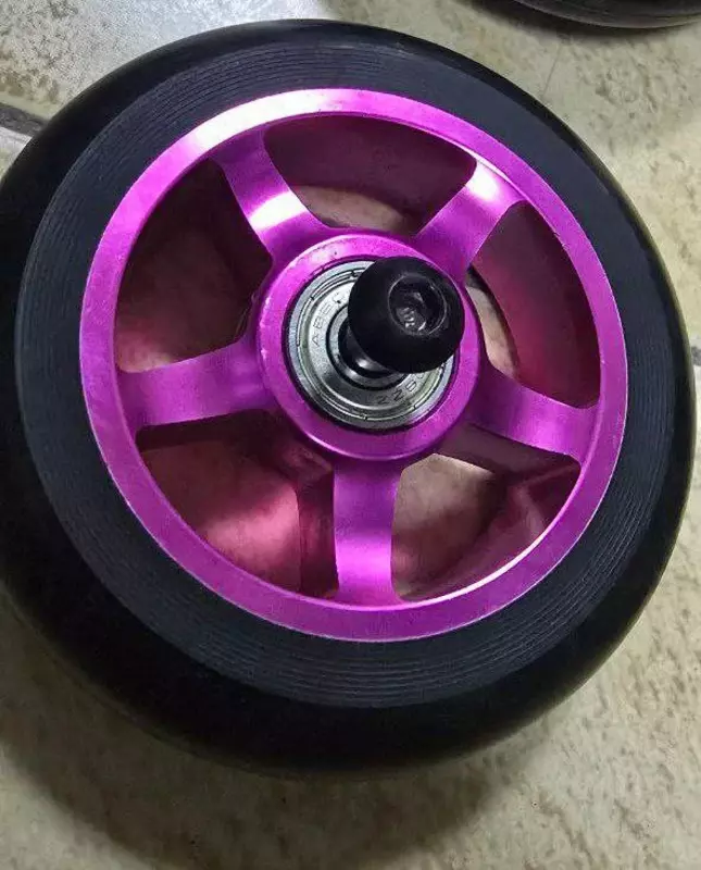 Колесо на трюковый самокат алюминий/пластик пром.