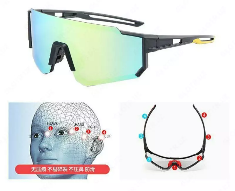 Linza uchun ramkali sport ko‘zoynaklari