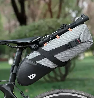Сумка под седло велосипеда WEST BIKING (длинная) 10L