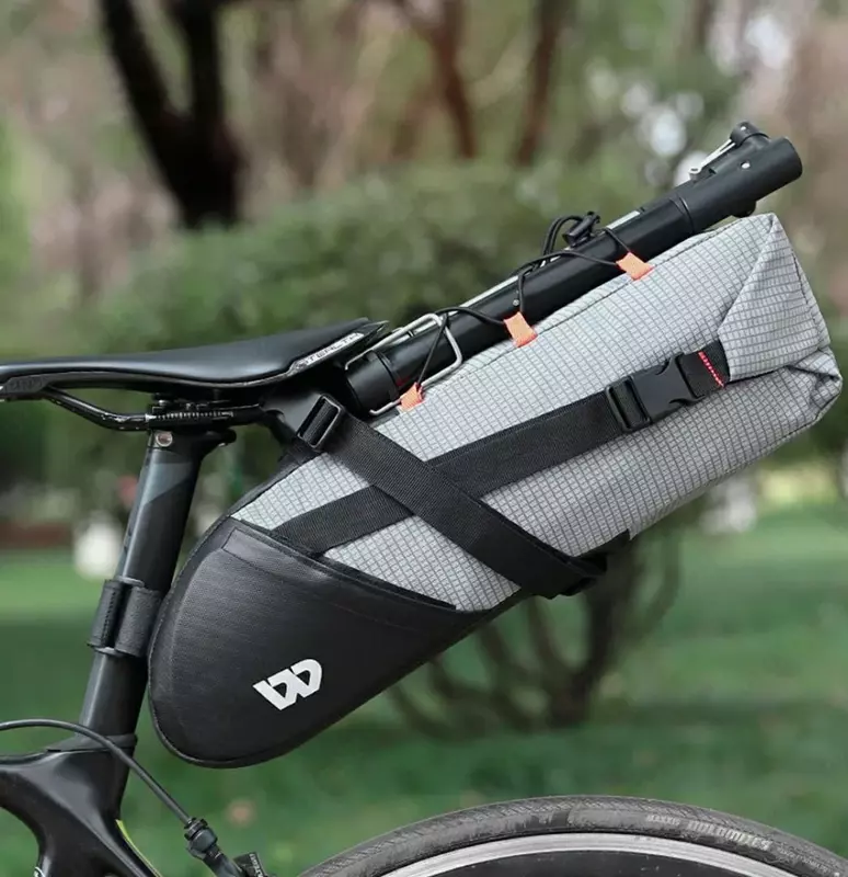 Сумка под седло велосипеда WEST BIKING (длинная) 10L