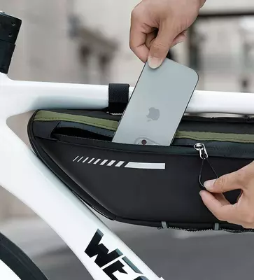 Сумка WEST BIKING под рамк длинная 2.6L
