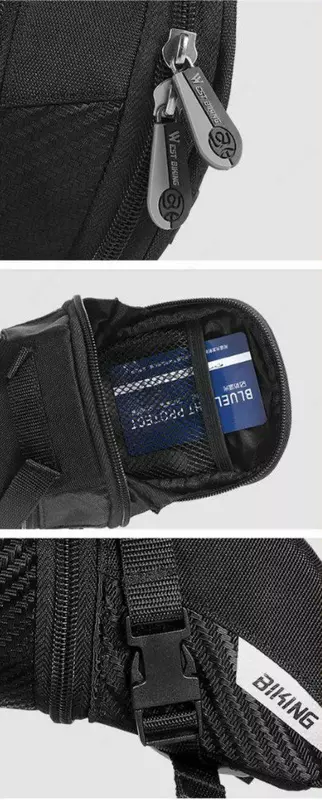 WEST BIKING velosiped egari uchun matodan tikilgan sumka