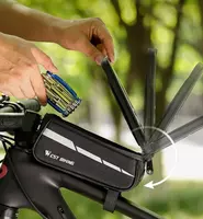 Велосипедная сумка WEST BIKING на раму с держателем для телефона Только в розницу