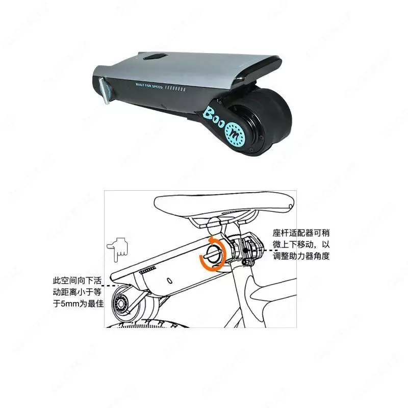 Внешний электропривод (электрический бустер) для велосипеда