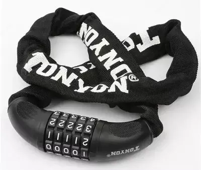  Замок кодовый TONYON для велосипедов  скутеров  мотоциклов. - 