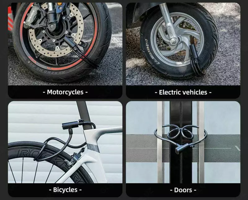  Замок для велосипеда ROCKBROS 32120001001 Только в розницу