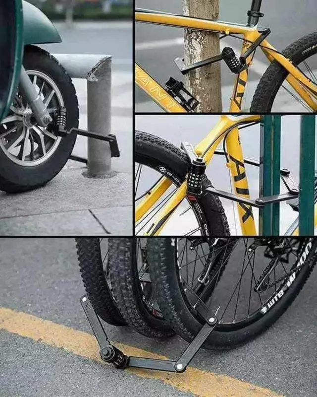  Складной велосипедный замок ROCKBROS LFCXR0085 velo-zapchasti