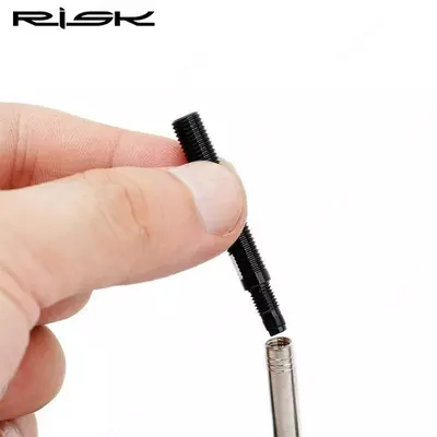  Presta kameralari uchun RISK nippel uzaytirgichi (2 ta to‘plam) velo-zapchasti