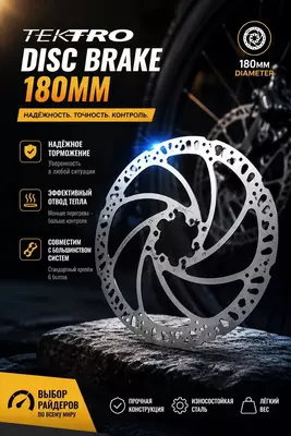 TEKTRO 180 mm diskli tormoz rotori