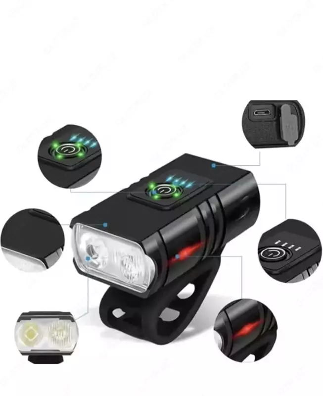 Мощный передний велофонарь BIKE LIGHT