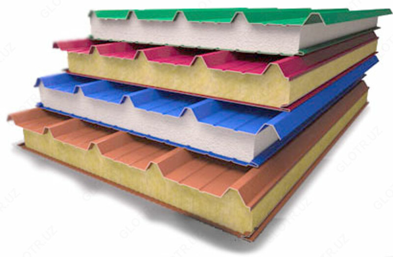 Сэндвич панели (плотность 5 кг/м3)