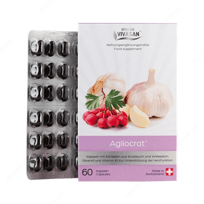 Аглиократ с маслами чеснока и боярышника для иммунитета и сердца