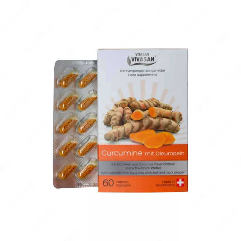 Curcumin Oleuropein mikrokapsulalari bilan