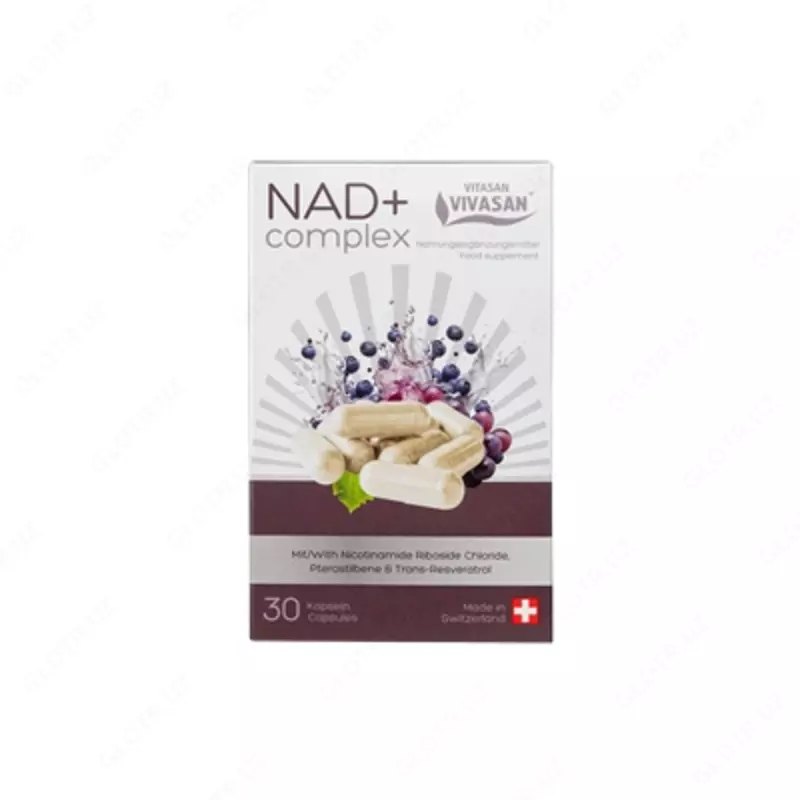 NAD plus Complex - революционная пищевая добавка для энергии и здорового старения.