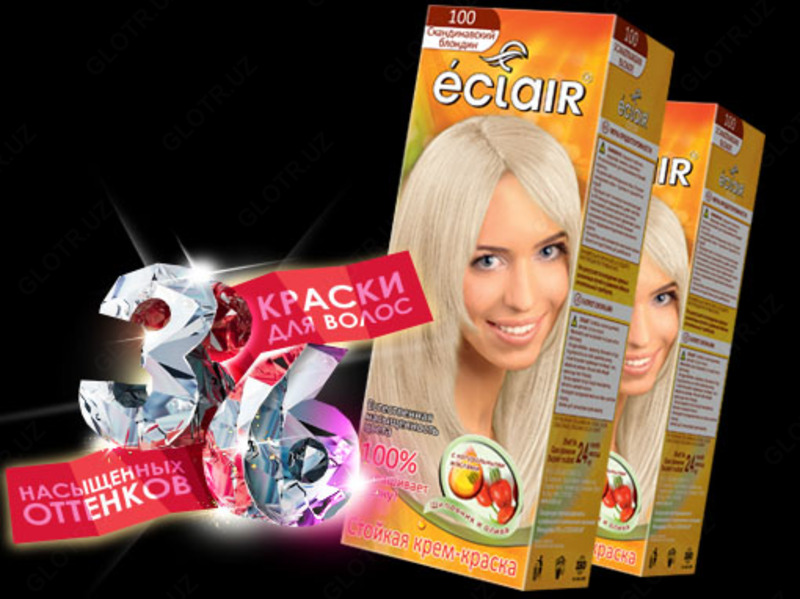 Стойкая крем-краска для волос "eclair" (36 оттенков)