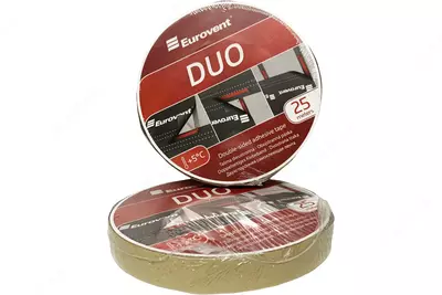 Двухсторонняя клейкая лента Eurovent DUO (20мм*25м)