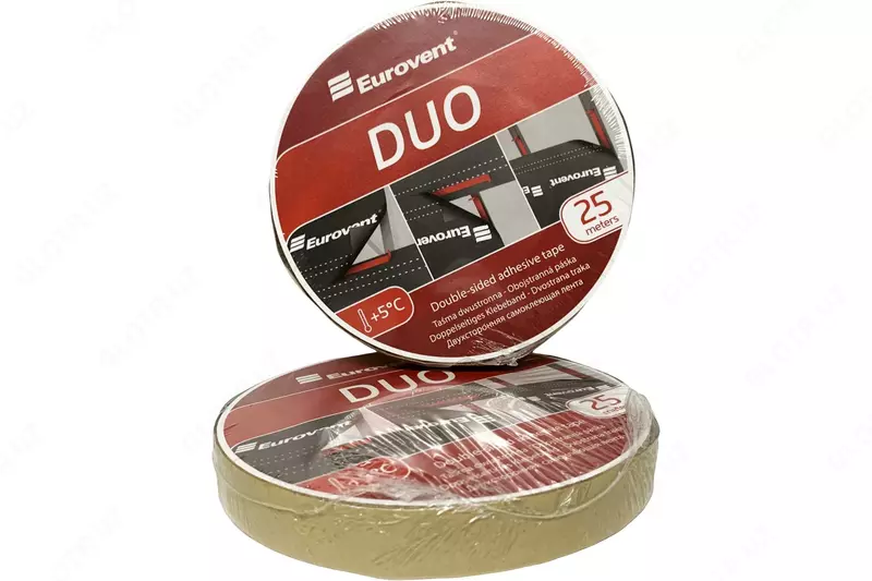 Двухсторонняя клейкая лента Eurovent DUO (20мм*25м)