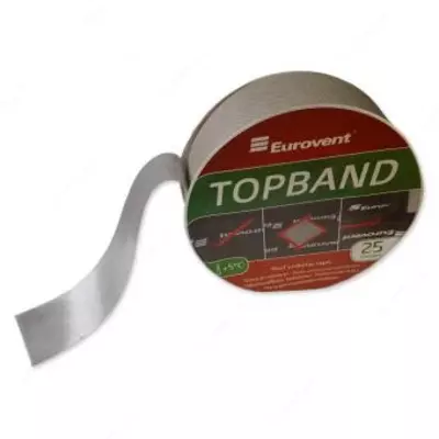 Односторонняя лента из нетканного полипропилена и клея Eurovent TOPBAND (50ммх25м)