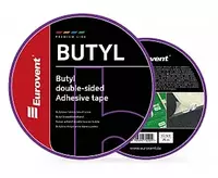 Лента двустроронняя бутиловая разделенная бумагой Eurovet BUTYL (15ммх25м)