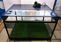 Террариум модель № 1 (02).с у/ф лампой и искусственным газоном - от {0} сум