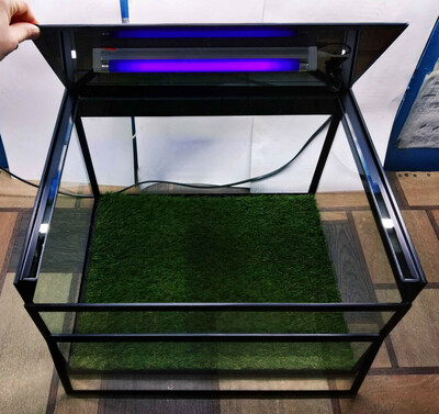 Террариум модель № 1 (02).с у/ф лампой и искусственным газоном Оптом и розница