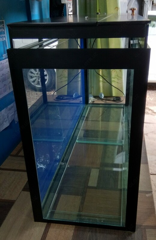 Аквариум на 150 литров с крышкой и L.E.D. лампой. Оптом и розница