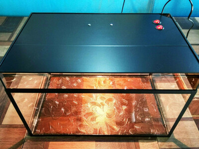 Террариум модель № 1 c у/ф лампой и лампой накаливания. - 75 000 сум / шт.