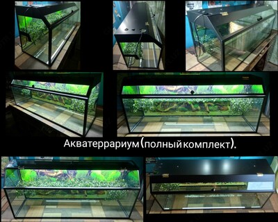 Аква-террариум в полной или частичной комплектации.