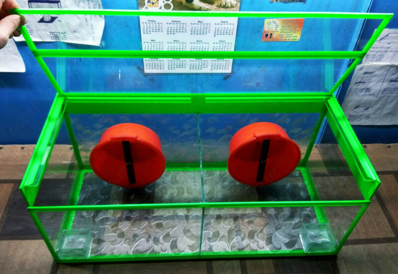 Террариум для грызунов модель № 1.(с двумя отсеками). Оптом и розница