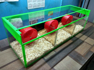 135 000 so'm / dona Террариум для грызунов модель № 1.(с тремя отсеками).