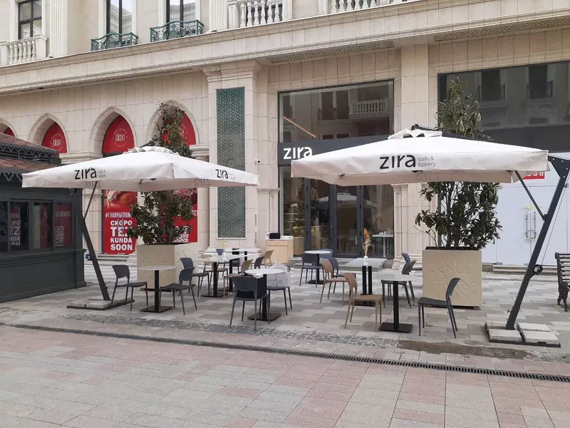 Зонт для кафе Колокольчик