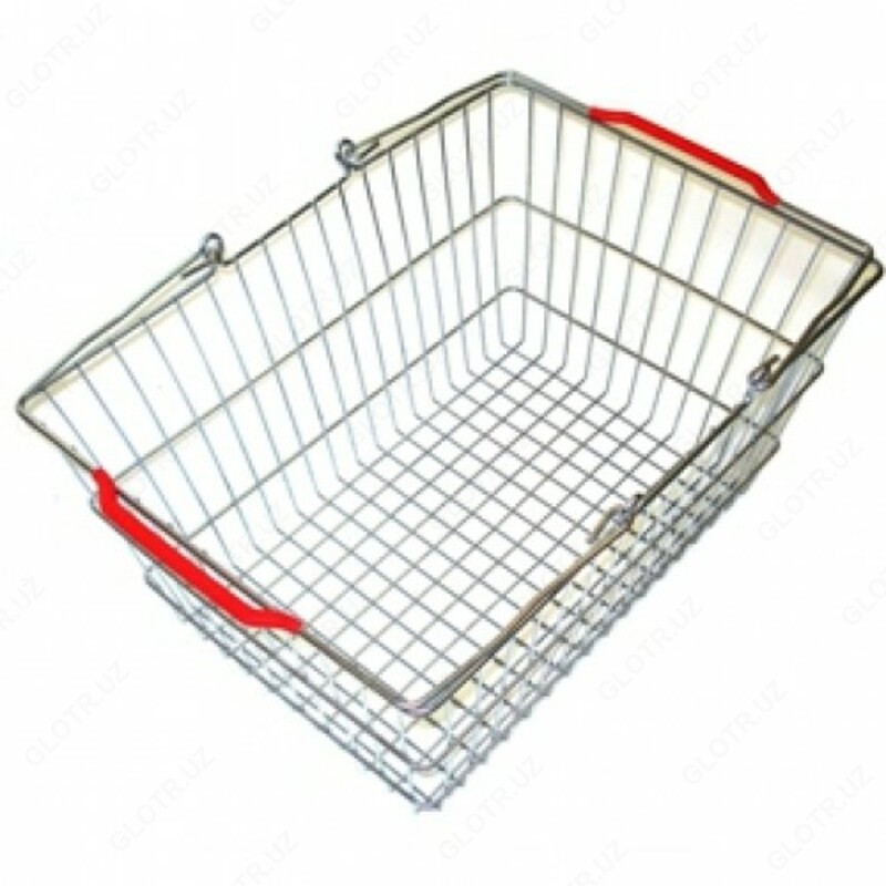 Корзина металлическая покупательская