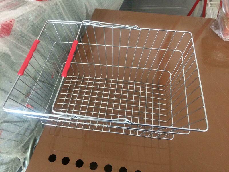  Корзина металлическая покупательская - 