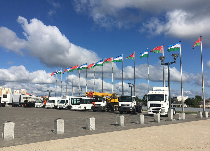 Компания «JV MAN Auto-Uzbekistan» на выставке «Made in Uzbekistan» в Минске.