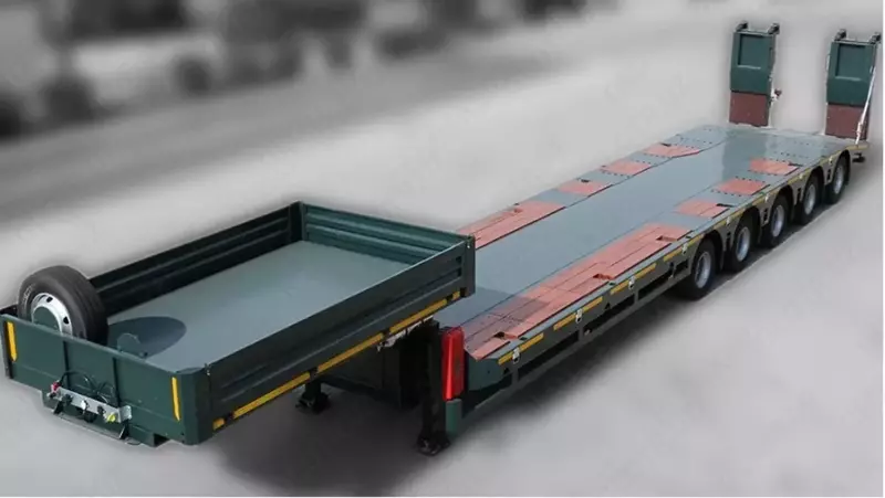 Полуприцеп тяжеловоз UzAutoTrailer 70 т