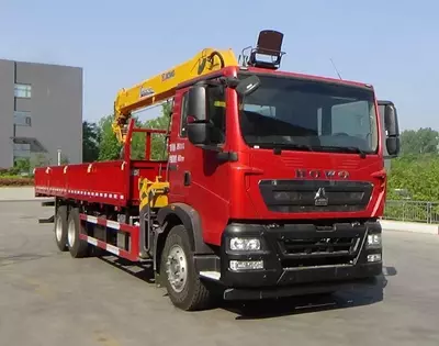Бортовой кран-манипулятор Howo-TX 6x4 6
