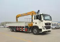 Бортовой кран-манипулятор Howo-TX 6x4 16 т