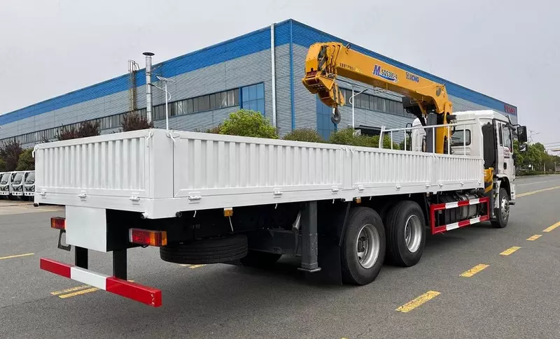 Бортовая с кран-манипулятором Shacman L3000 6x4 - 12 т MAN-MAGISTRAL