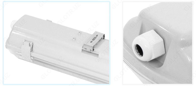 LED светодиодная лампа 2х18 36w (ПВЛП) ПОЛОСА ДИОТ - {0} so'mdan