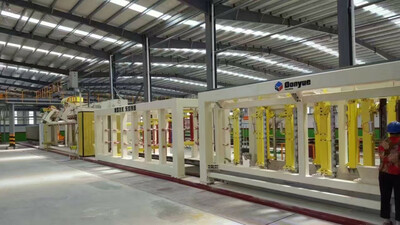 Оборудование по производству автоклавного газобетона производительностью 300 000 куб. м. в год