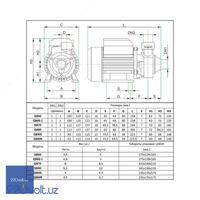  Насос вихревой Pedrollo PKm 90 750W - 