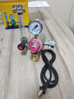Регулятор углекислоты с ротаметром и встроенным подогревателем 220V