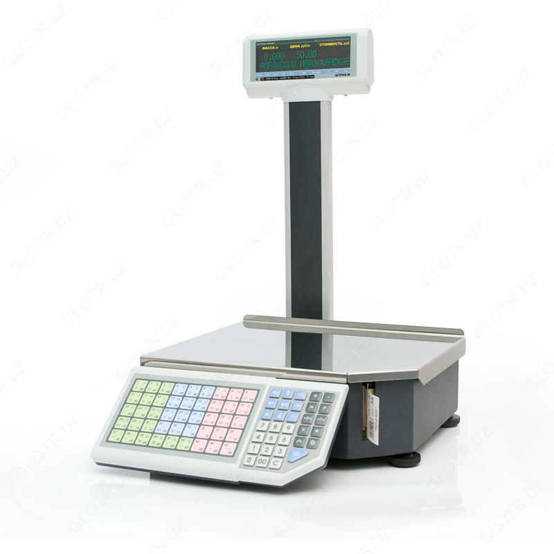 Yorliqli bosib chiqarish bilan savdo shkalasi