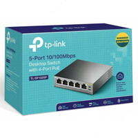  Коммутатор TP-Link TL-SF1005P 5-портовый - 