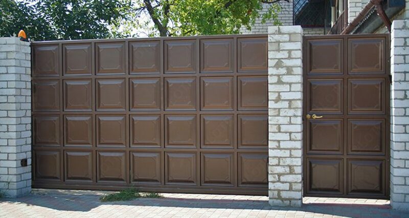 Железные ( металлические ) ворота. Temir darvoza