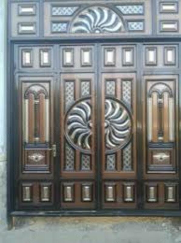   Железные ( металлические ) ворота. Temir darvoza