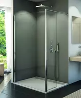 Стеклянные перегородки для душа. Душевая кабина. - от 1 350 000 сум