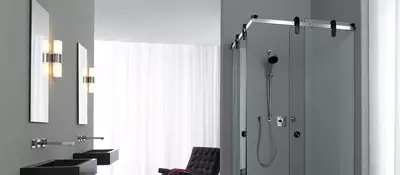 Стеклянные раздвижные перегородки для душа. Душевая кабина - ALLIANCE TRADE